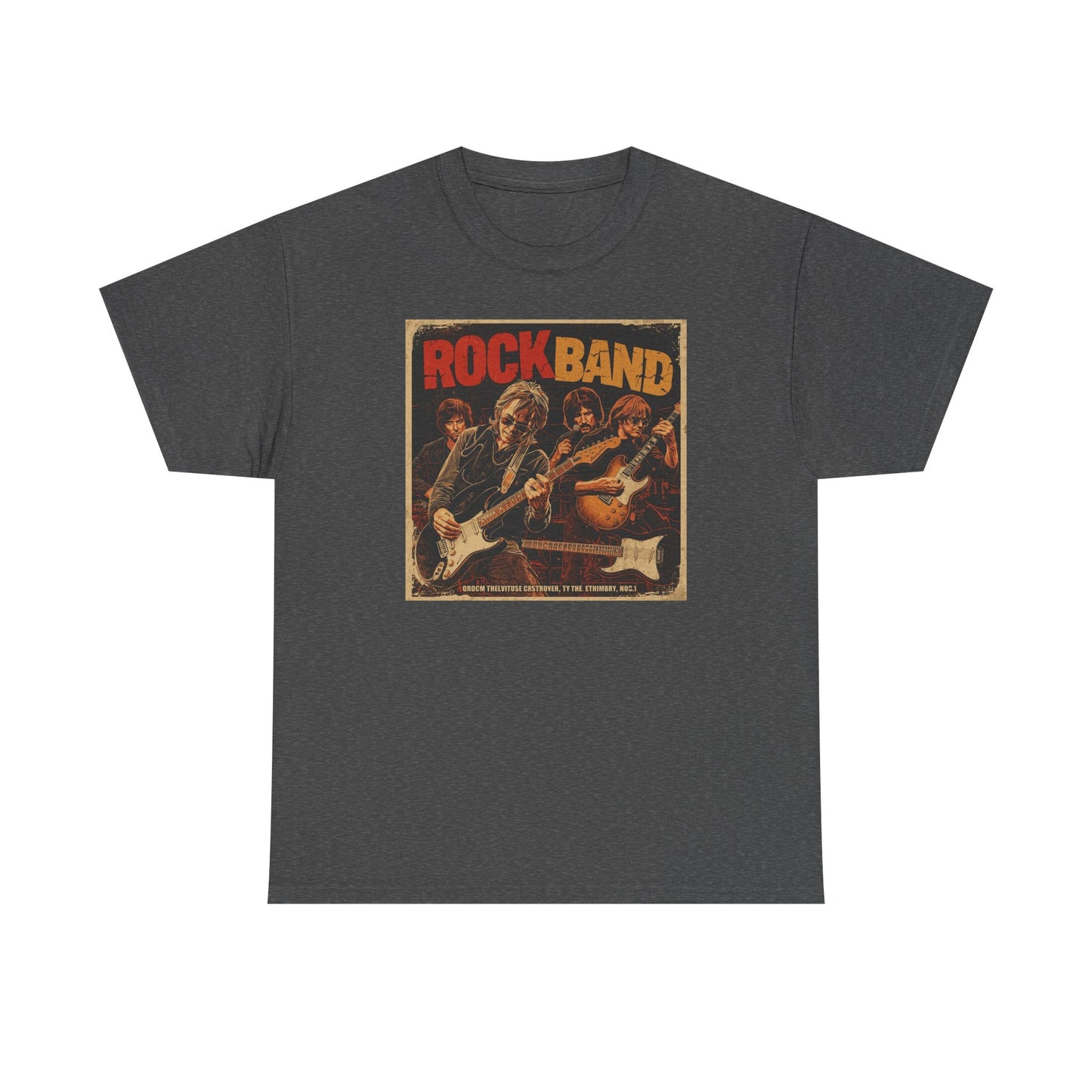 Rock Band Vintage Poster Art T-Shirt | Eco-Limited