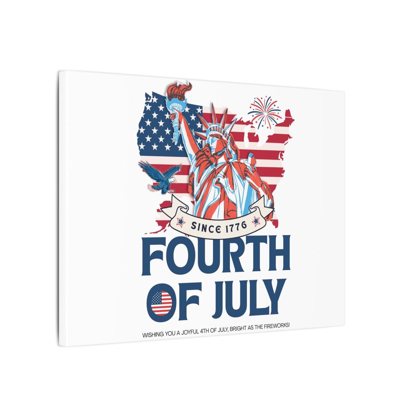 Fourth of July Canvas Wall Art