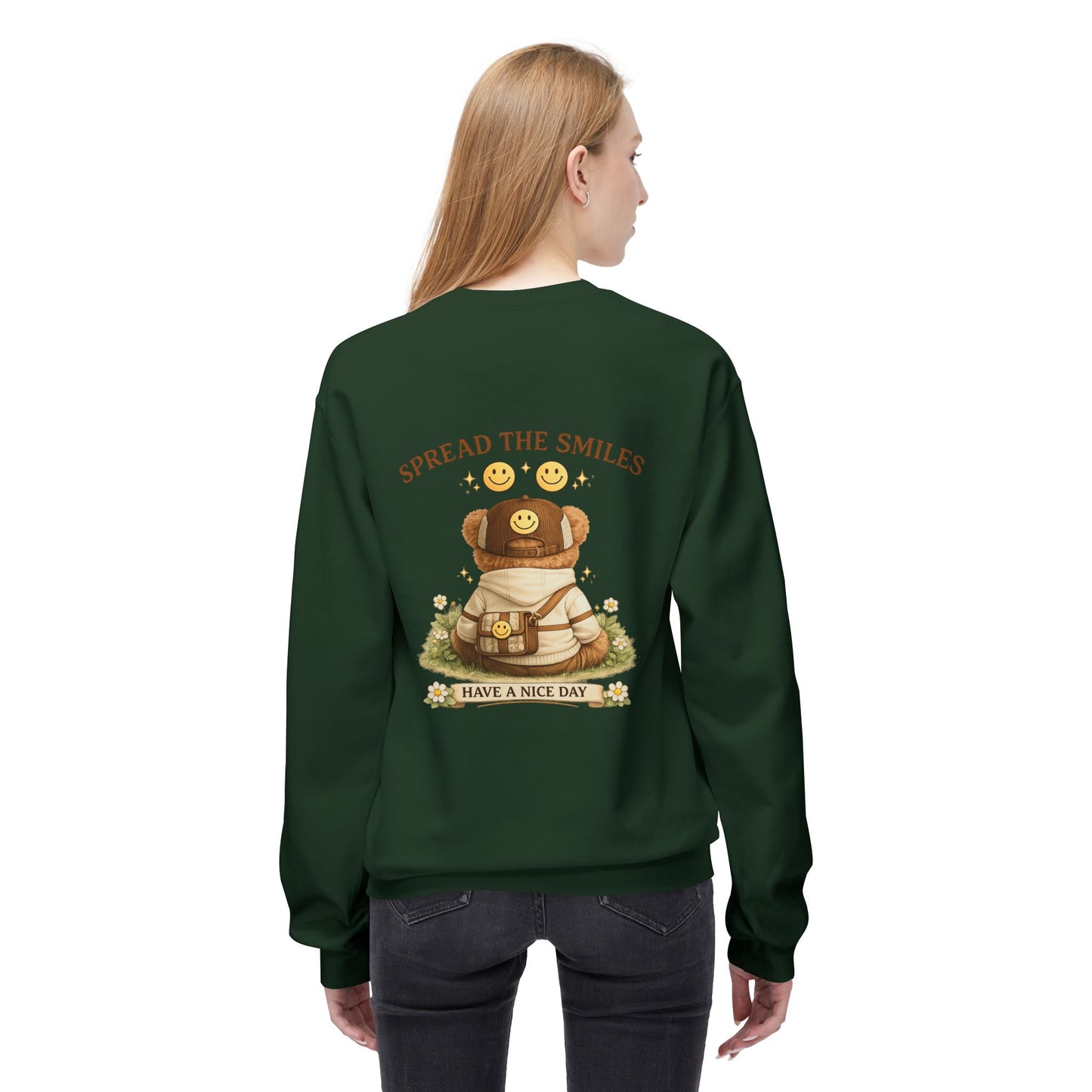 Spread the Smiles Bear Sweatshirt | Eco-Limited