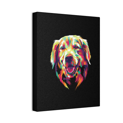 Color Burst Golden Smile Canvas | Eco-Limited