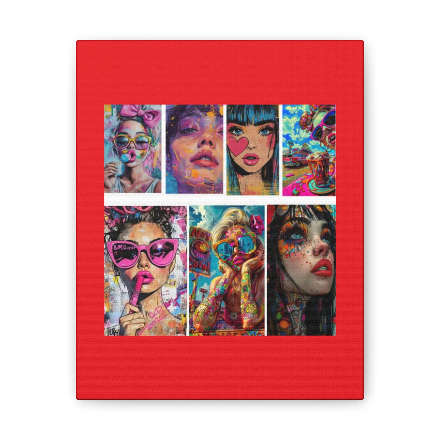 Pop Art Muse Canvas | Statement Wall Art
