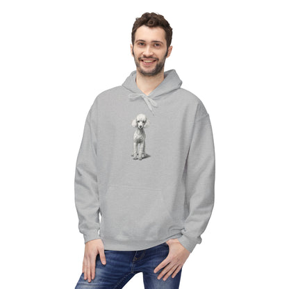 Elegant Poodle Illustration Hoodie | Eco-Limited