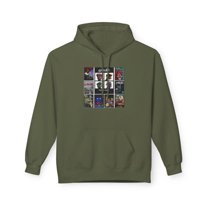 Gorillaz Album Art Collage Graphic Hoodie | Eco-Limited