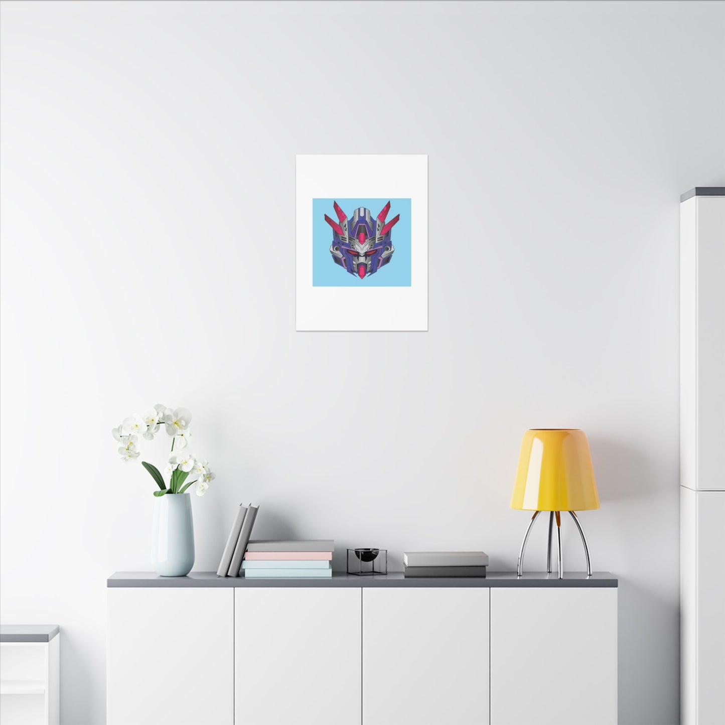 Mecha Warrior Helmet Organic Canvas