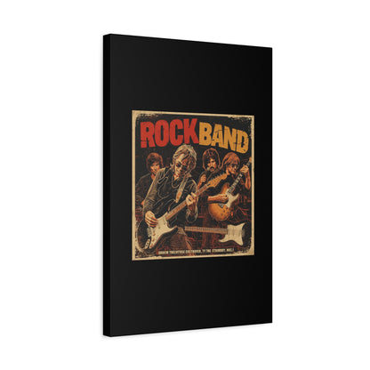 Rock Band Vintage Canvas Wall Art | Eco - Limited