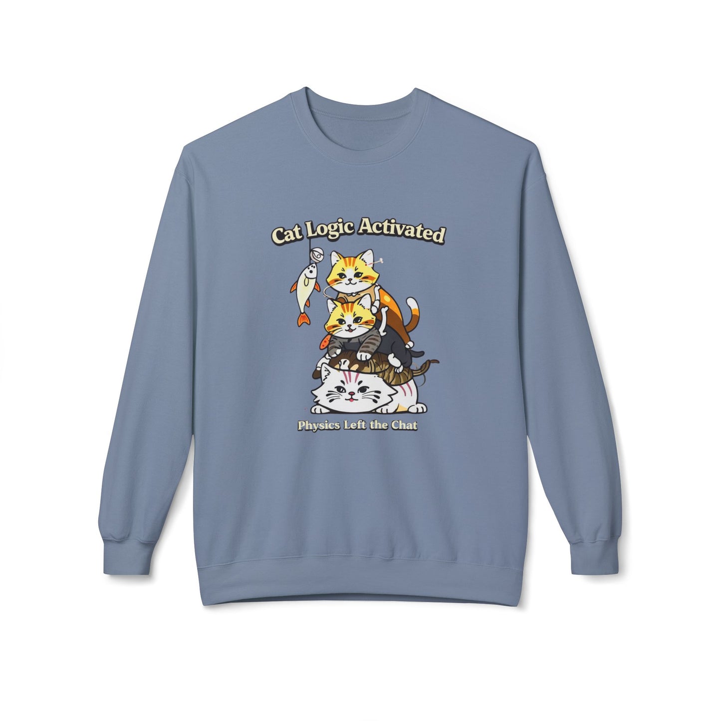 Cat Logic Activated Graphic Sweater | Eco-Limited