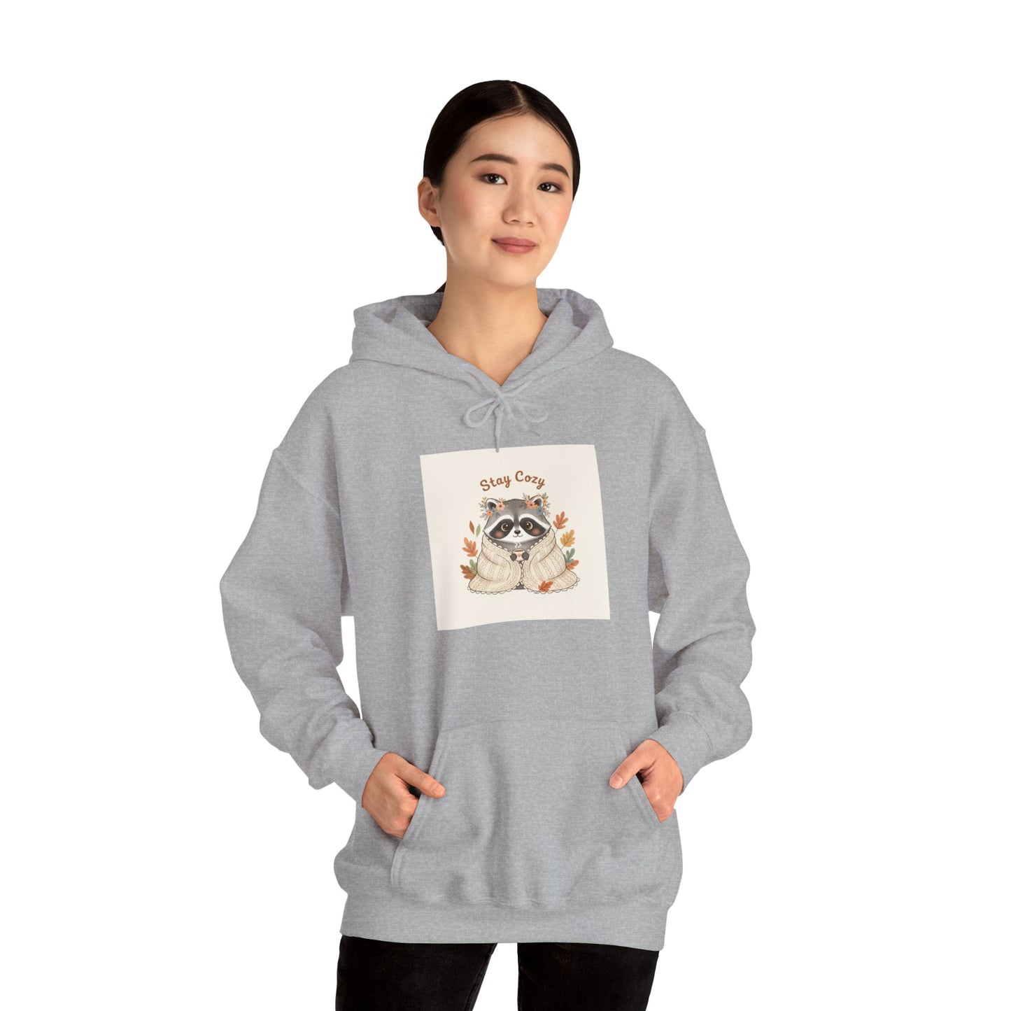 Stay Cozy Raccoon Hoodie | Eco-Limited