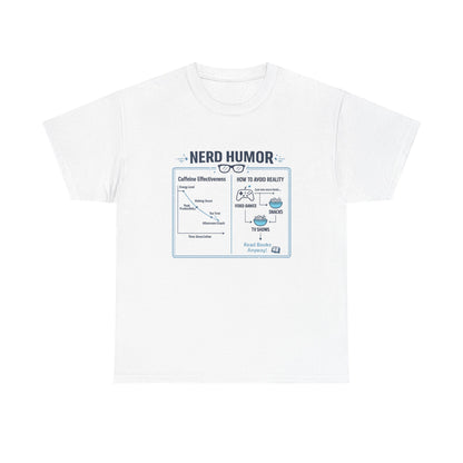 Nerd Humor Caffeine Chart T-Shirt | Eco-Limited