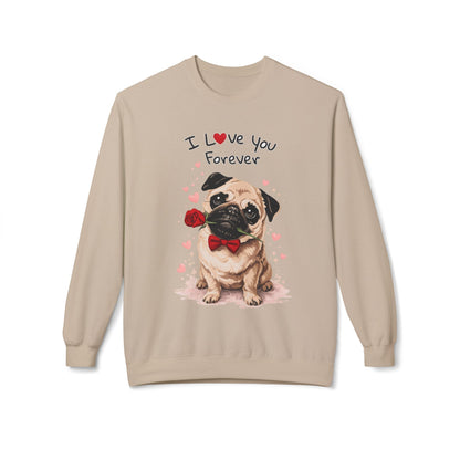 Pug Love Forever Sweater | Eco-Limited