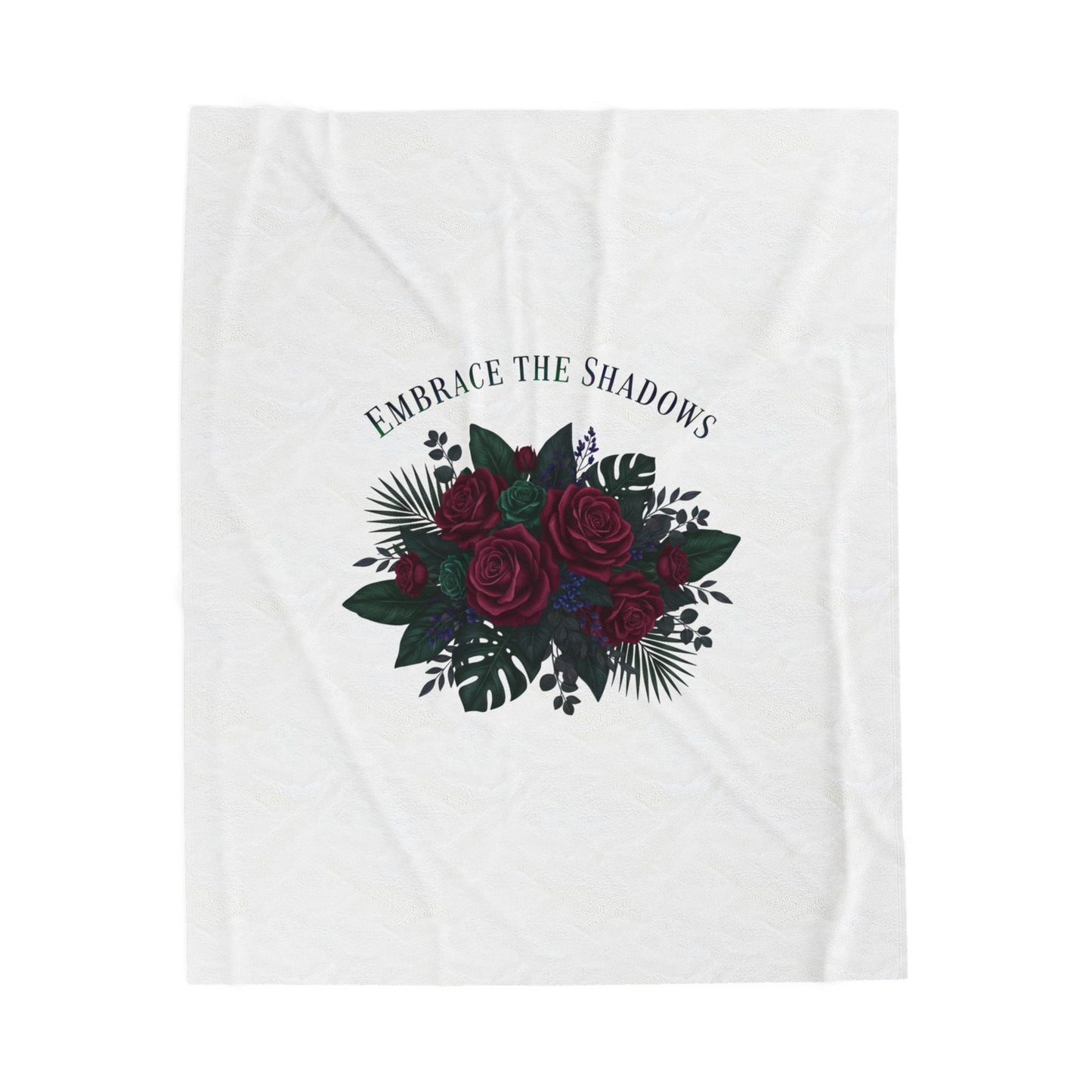 Embrace the Shadows Floral Blanket | Eco-Limited