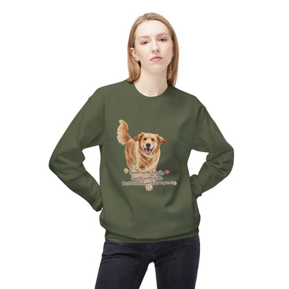 Golden Buddy Character Sweatshirt | Eco-Limited
