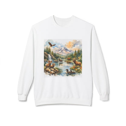 Wild American Landscape Graphic Sweater | Eco - Limited