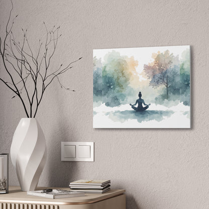 Peace Within Meditation Canvas Wall Art | Eco-Limited