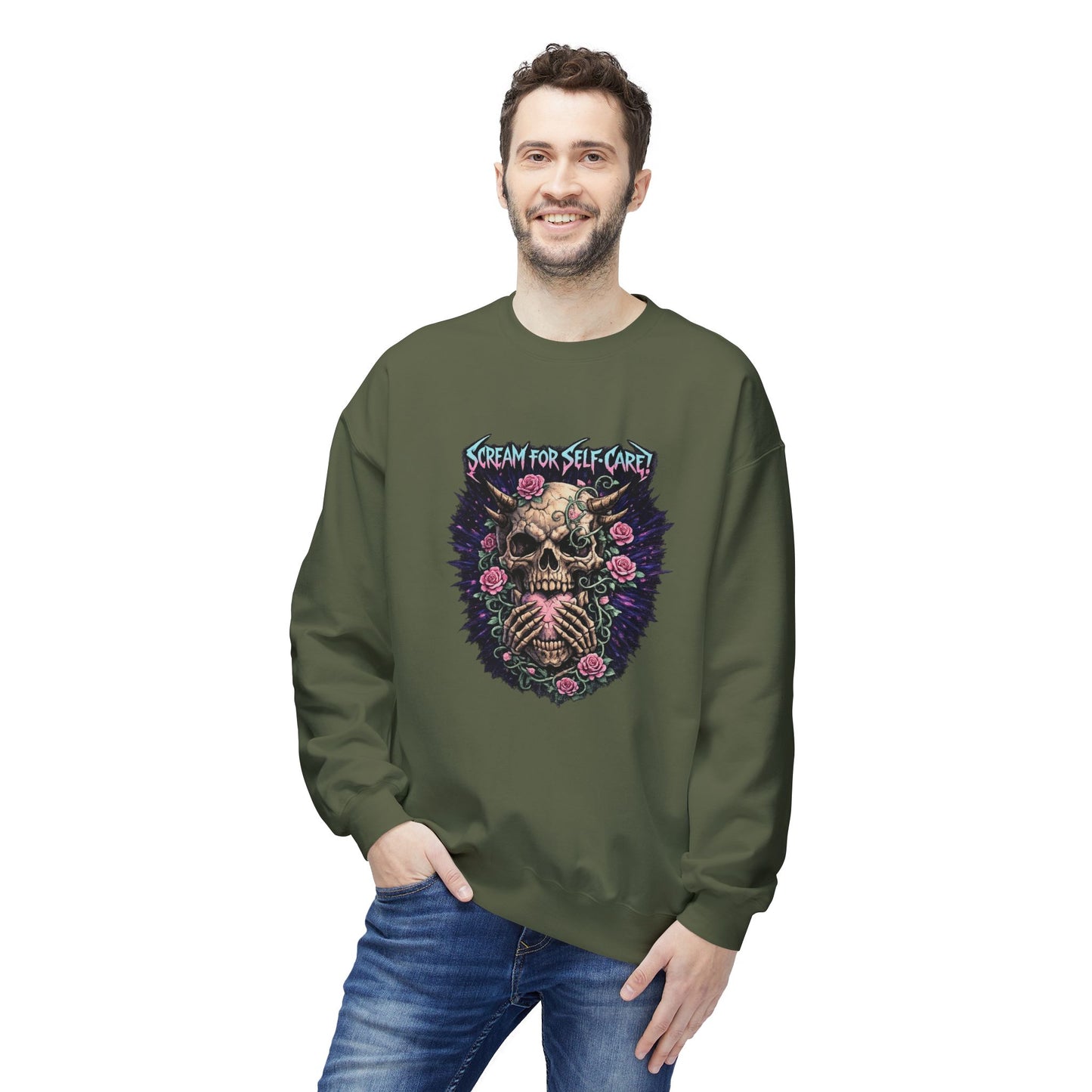 Scream For Self Care Sweatshirt | Eco-Limited