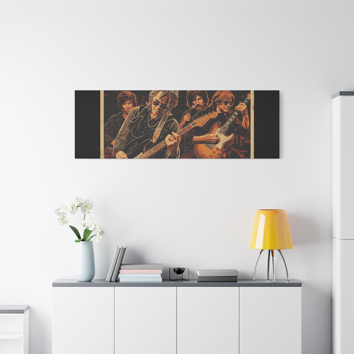 Rock Band Vintage Canvas Wall Art | Eco - Limited