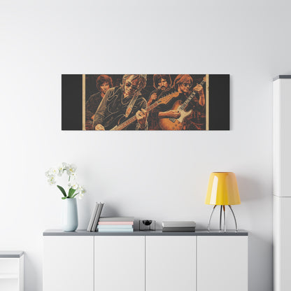 Rock Band Vintage Canvas Wall Art | Eco - Limited