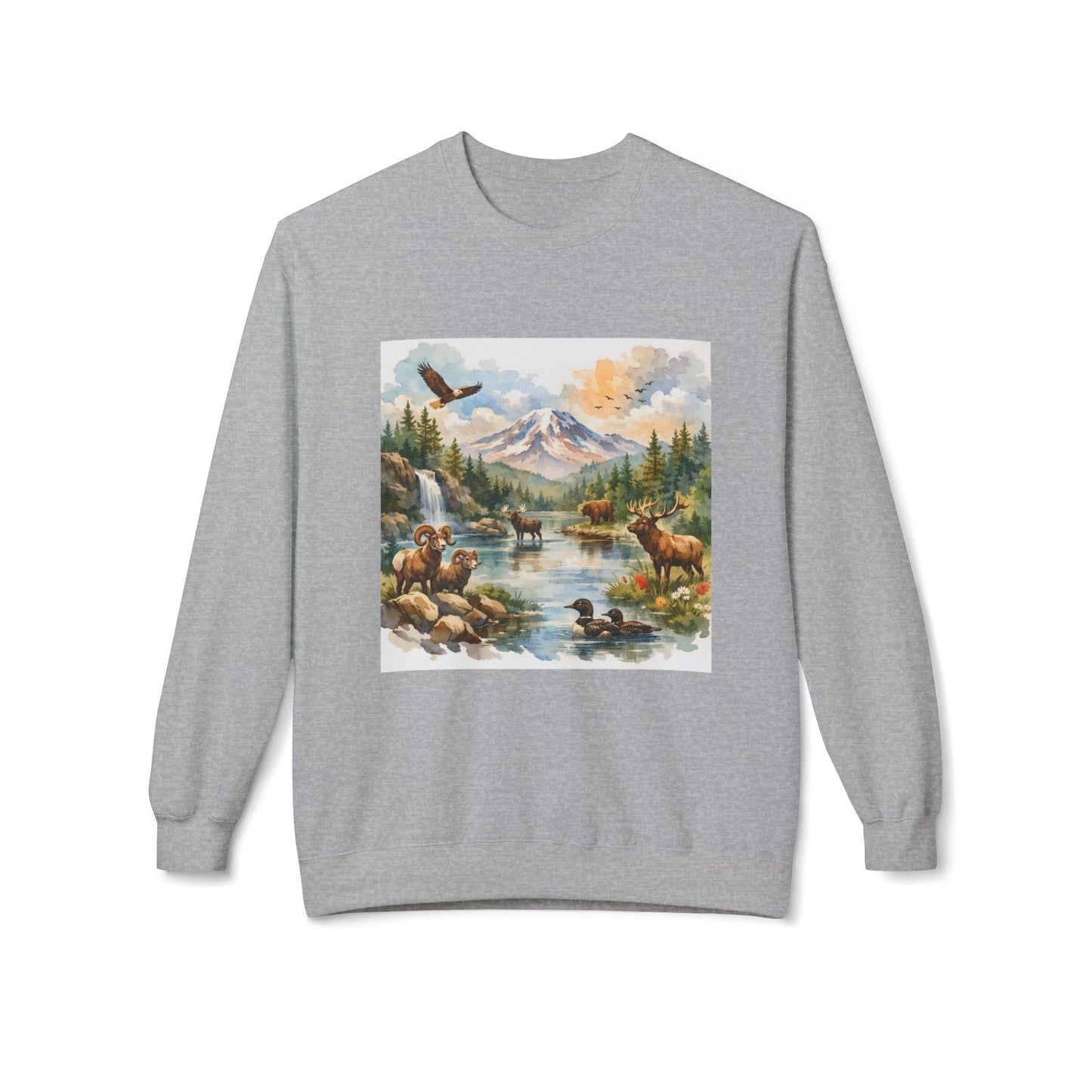 Wild American Landscape Graphic Sweater | Eco - Limited