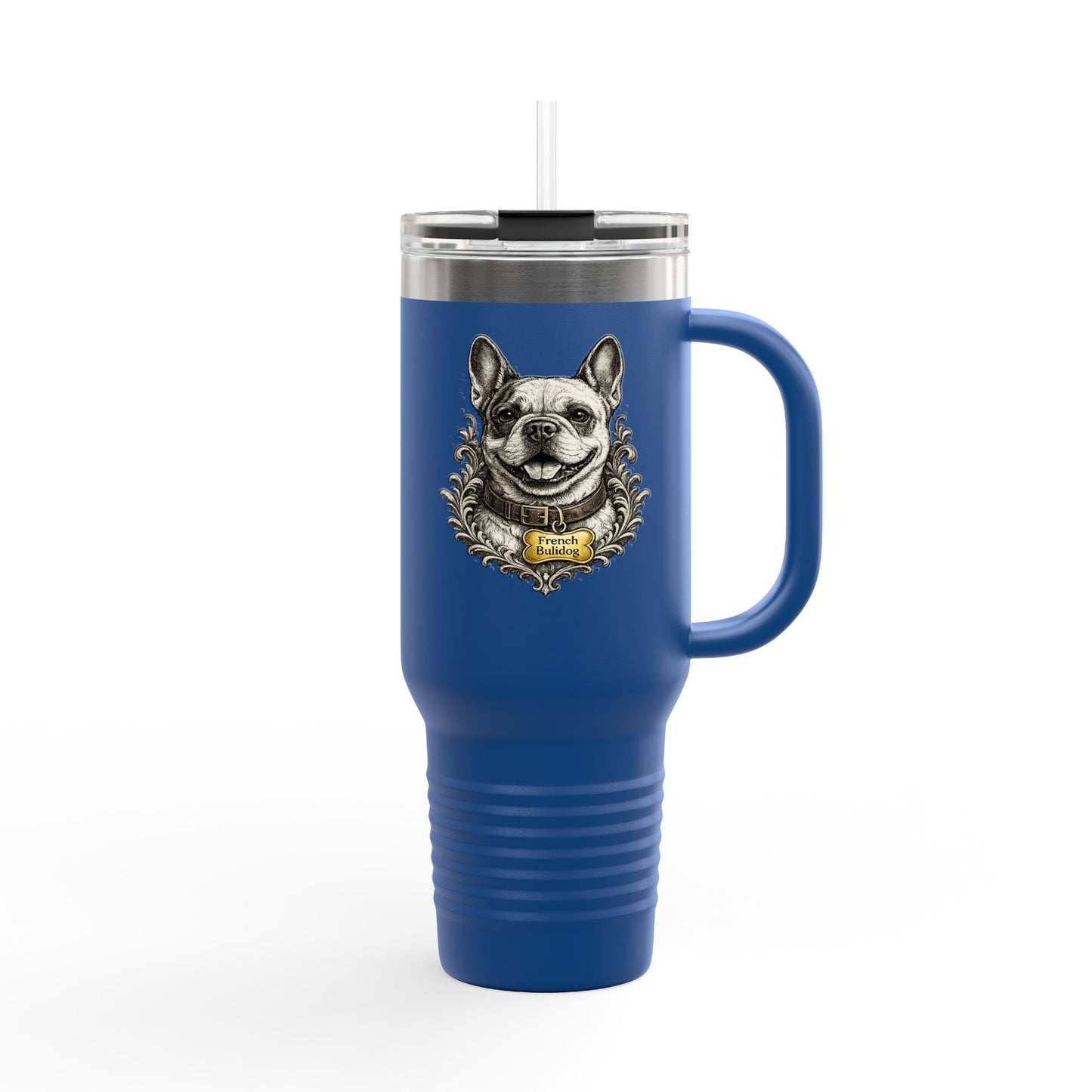 French Bulldog Emblem Stainless Steel Tumbler | Eco-Limited