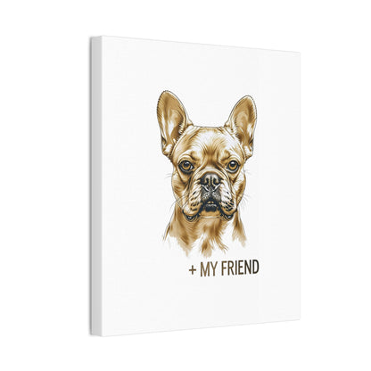 French Bulldog My Friend Canvas Wall Art | Eco Limited