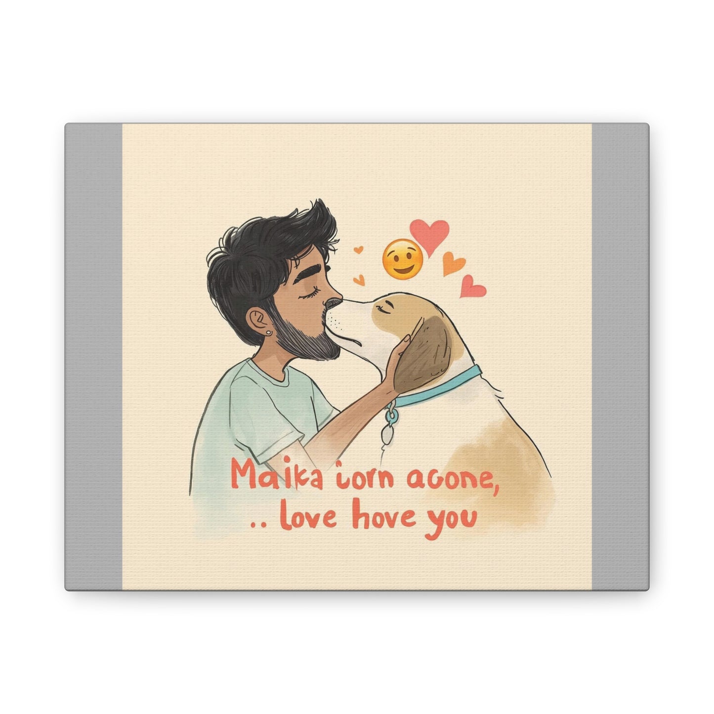 Love Never Leaves Canvas | Eco-Limited