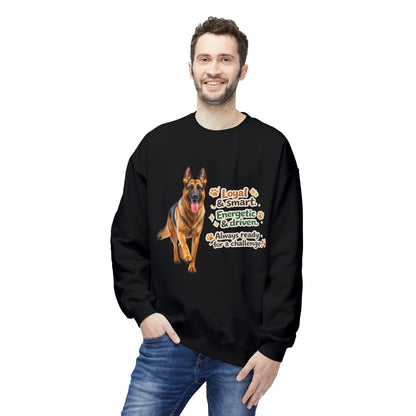 German Shepherd Character Sweatshirt | Eco-Limited