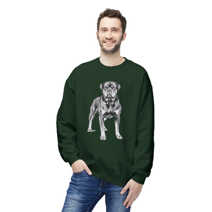 Rottweiler Sketch Minimal Art Sweatshirt | Eco-Limited