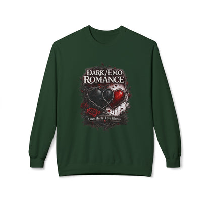 Dark Emo Romance Heart Sweatshirt | Eco-Limited