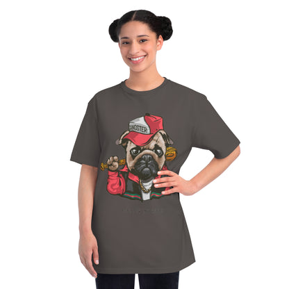 Organic Gangster Pug T-Shirt | Organic-Limited