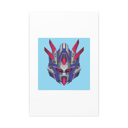 Mecha Warrior Helmet Organic Canvas