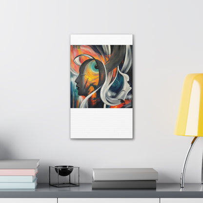Abstract Expression Portrait Canvas | Eco-Limited