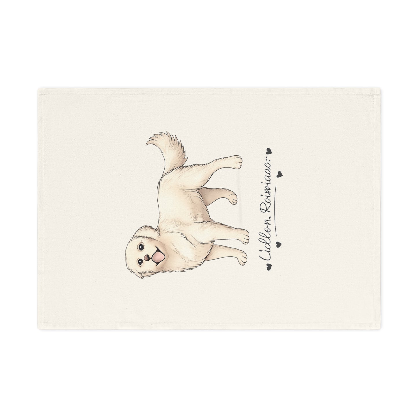 Golden Retriever Organic Cotton Tea Towel