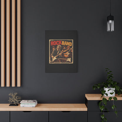 Rock Band Vintage Canvas Wall Art | Eco - Limited