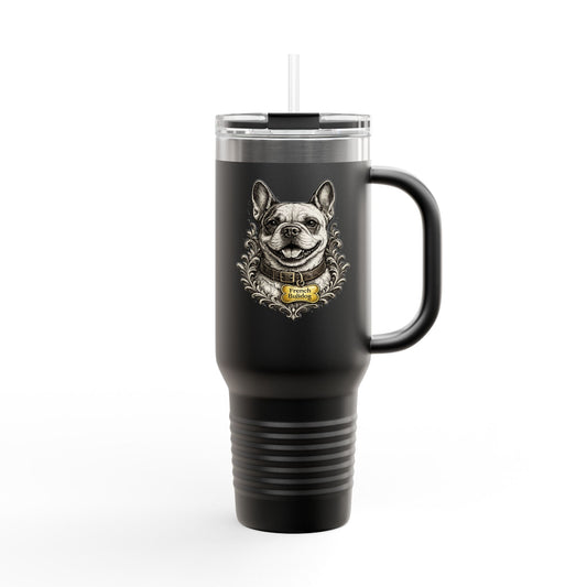 French Bulldog Emblem Stainless Steel Tumbler | Eco-Limited