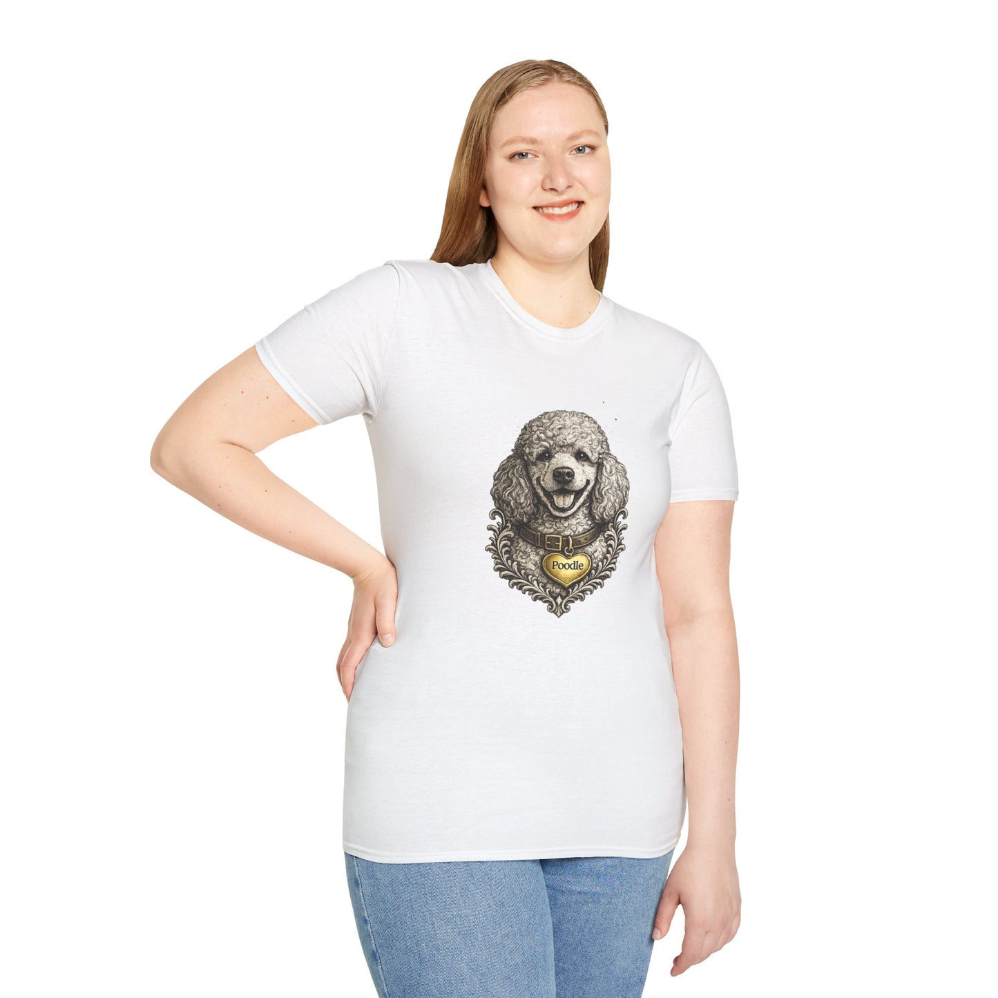 Poodle Ink Portrait T-Shirt | Eco-Limited