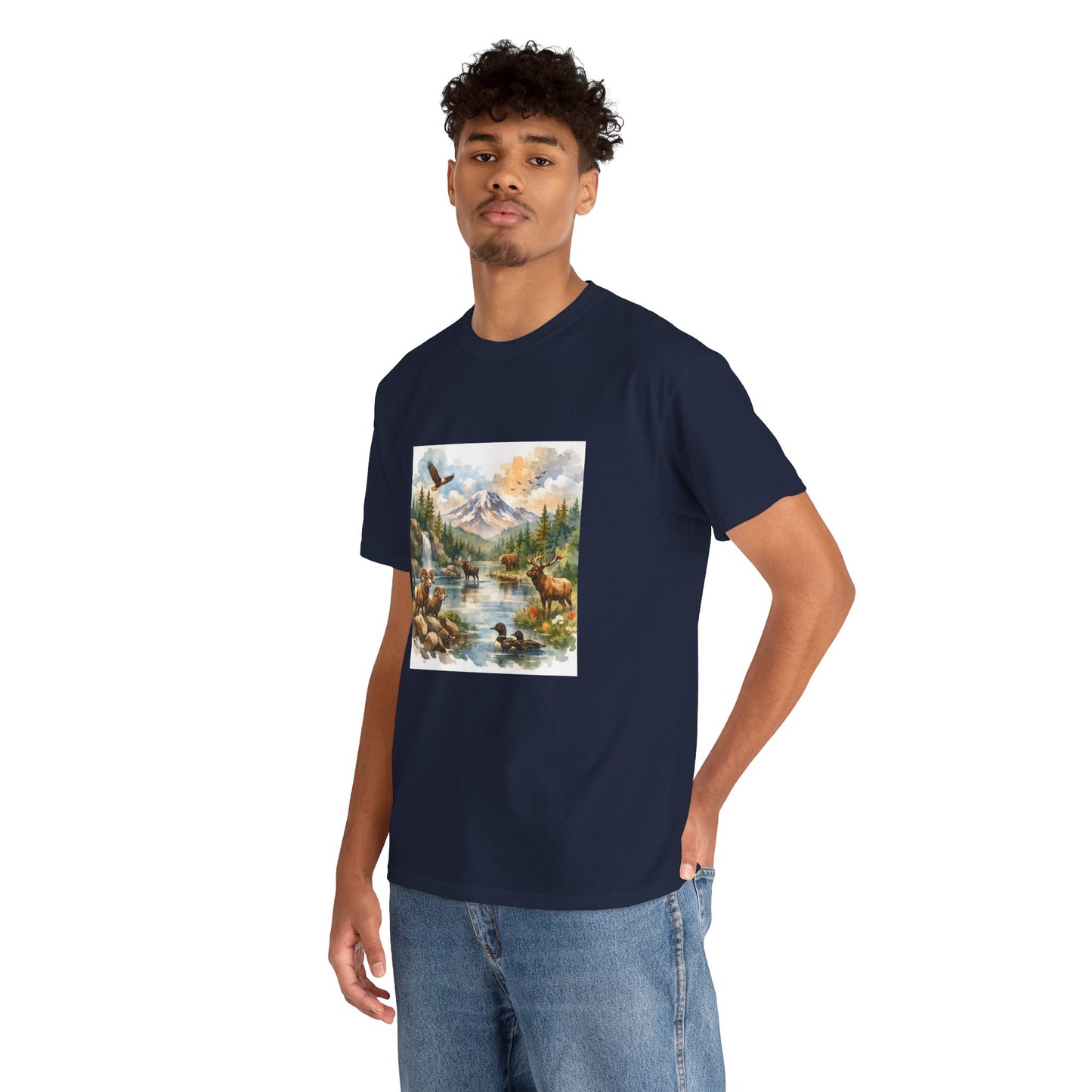Wild American Landscape Graphic T-Shirt | Eco - Limited