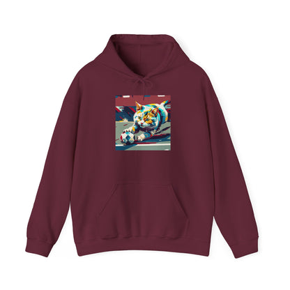 Color Pop Cat Art Hoodie | Eco-Limited