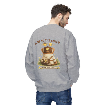 Spread the Smiles Bear Sweatshirt | Eco-Limited