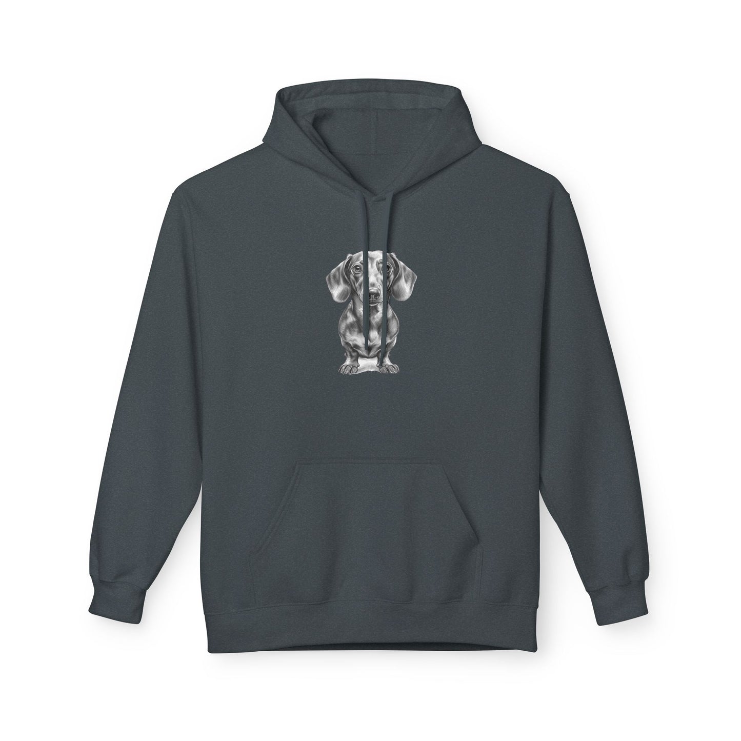 Dachshund Sketch Minimal Art Hoodie | Eco-Limited