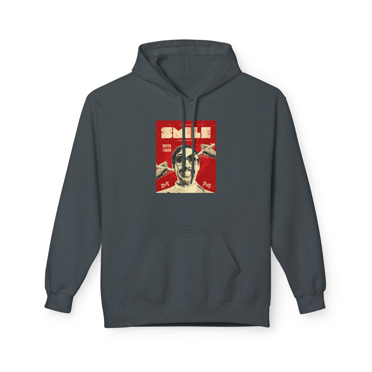 Bold Red Poster Graphic Hoodie | Street Art Edition