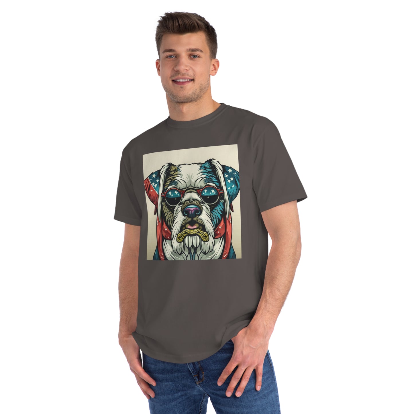 Patriot Dog Portrait T-Shirt | Eco - Limited