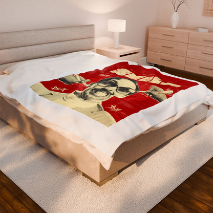 Retro 'SMILE' Movie Plush Blanke
