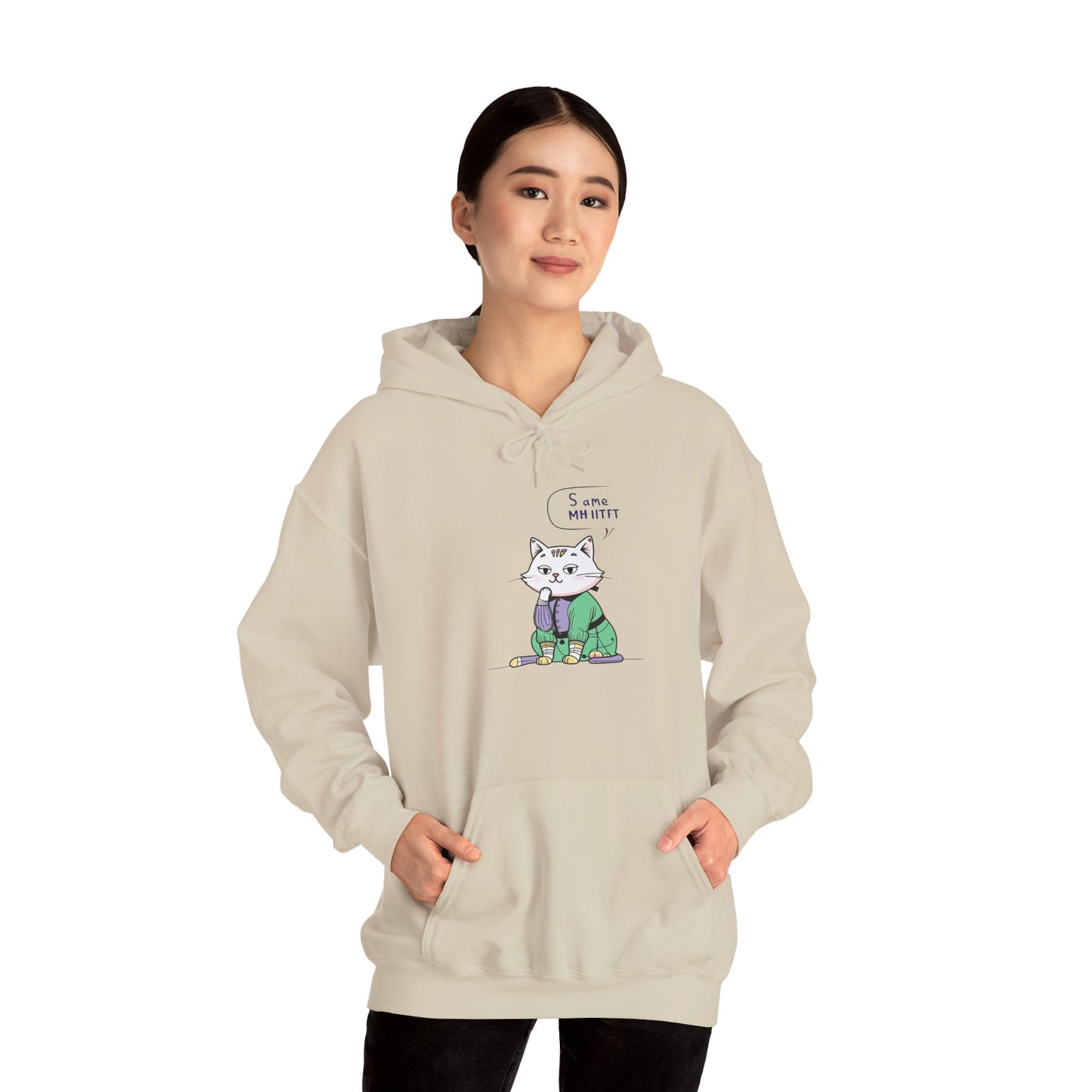 Chill Cat Street Art Hoodie | Eco-Limited