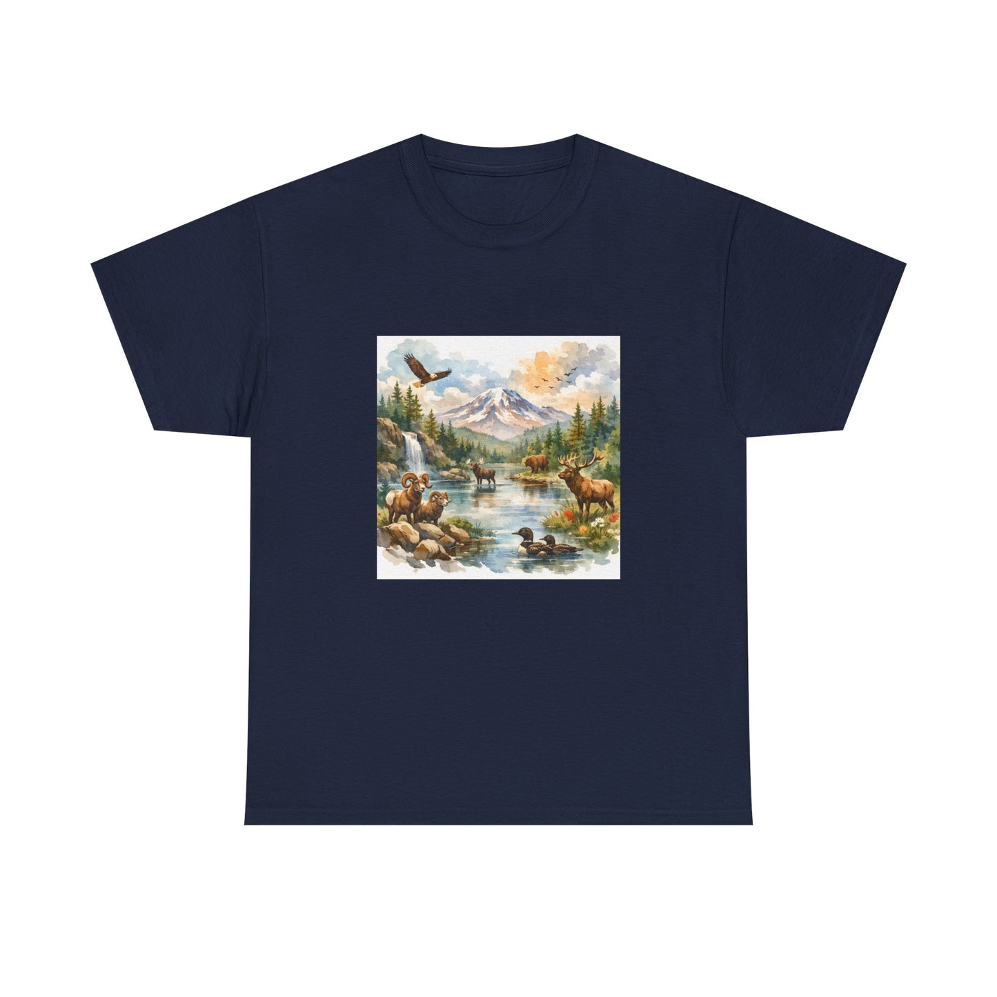 Wild American Landscape Graphic T-Shirt | Eco - Limited