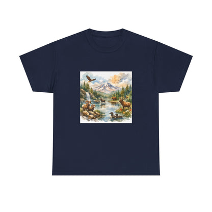 Wild American Landscape Graphic T-Shirt | Eco - Limited