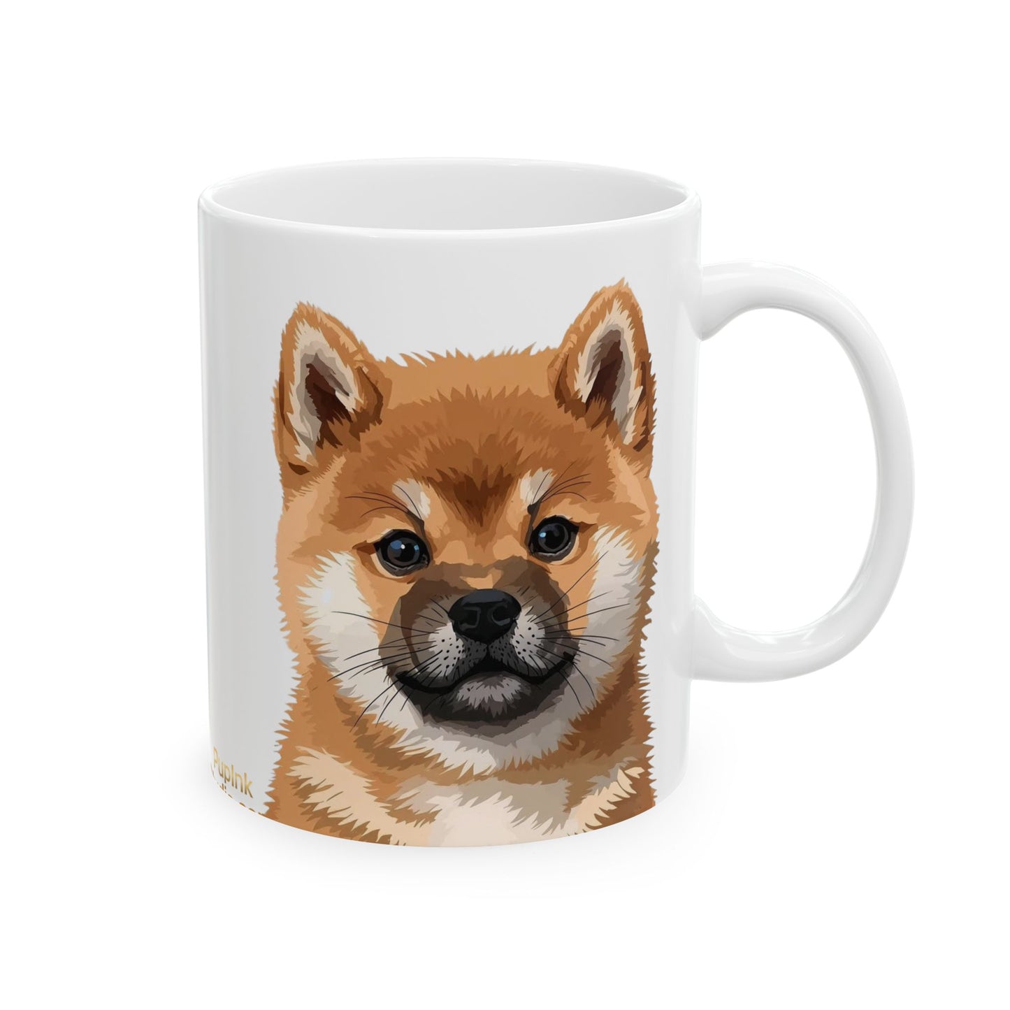 Shiba Inu Puppy Ceramic Mug (11oz, 15oz)