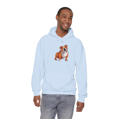 Cute English Bulldog Graphic Hoodie|Eco-Friendly - Limited