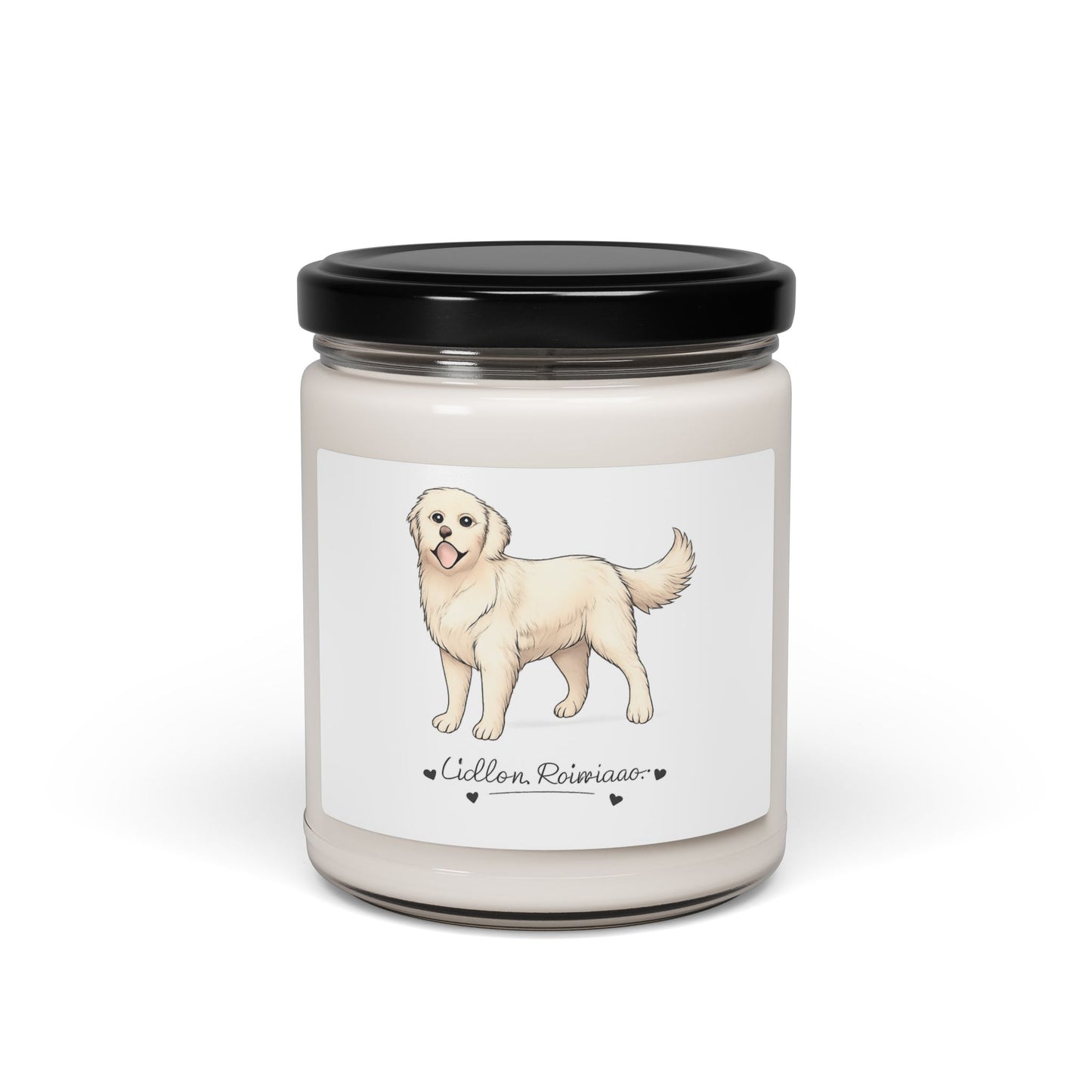 Golden Retriever Soy Organic Candle