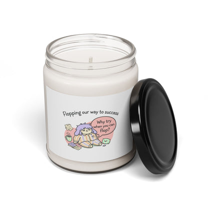 Flop Era Candle | Scented Soy Candle, burnout humor, fail merch