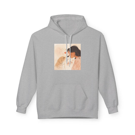 Dog Mom Love Moment Graphic Hoodie Gift | Eco-Friendly - Limited