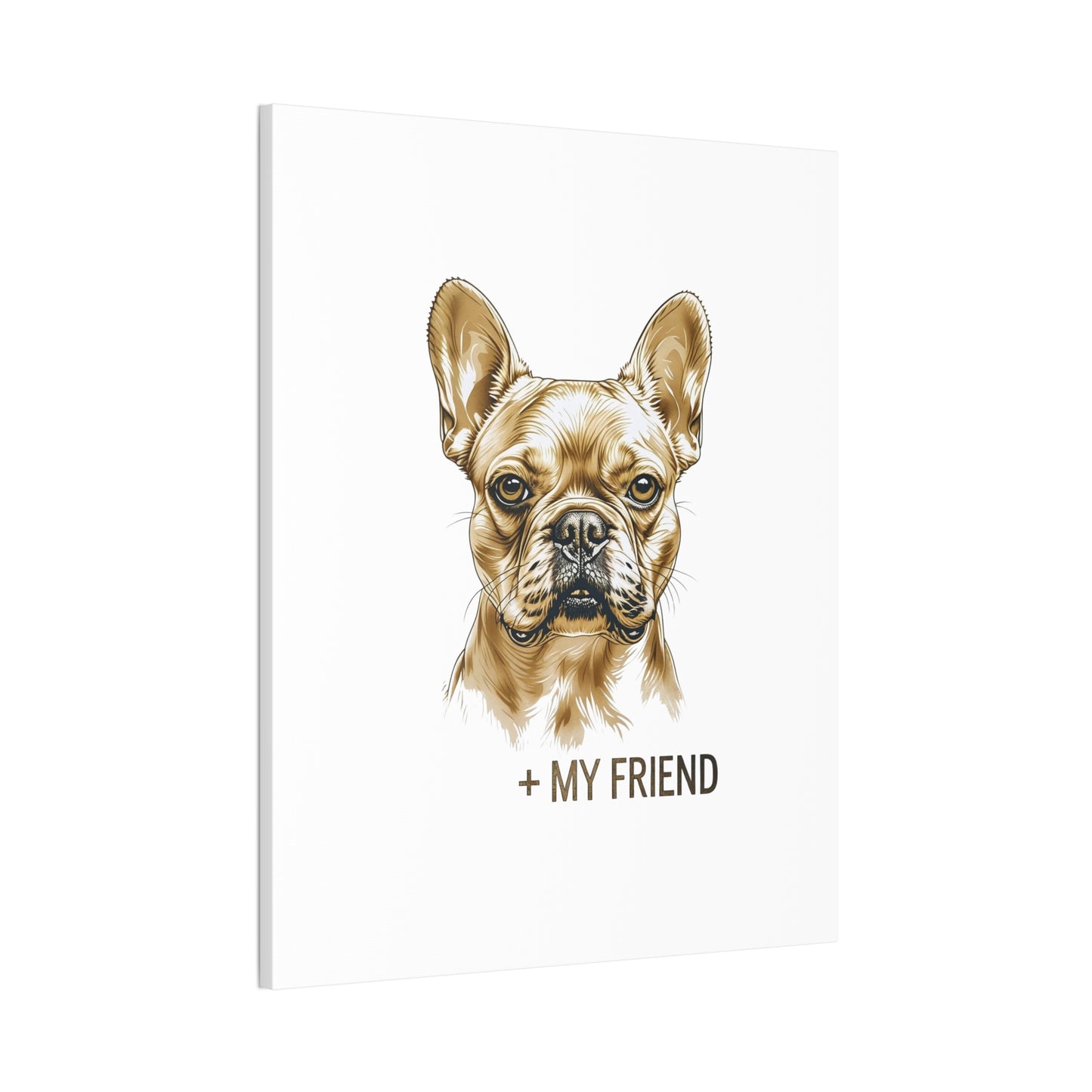 French Bulldog My Friend Canvas Wall Art | Eco Limited